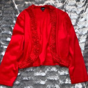 Little Red Cardigan ❤️‍🔥